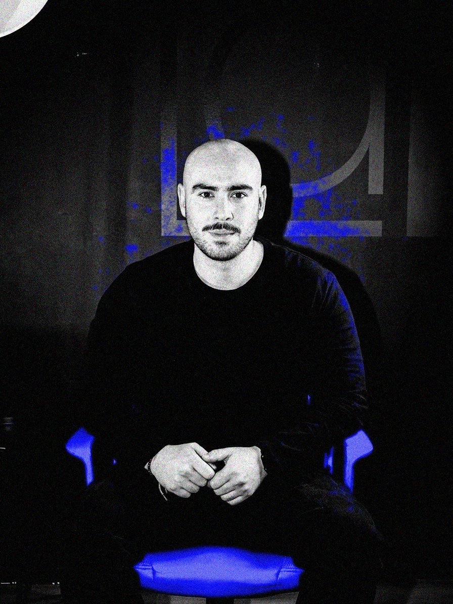 Felipe Vargas Paolini en el estudio de LA BRUTAL