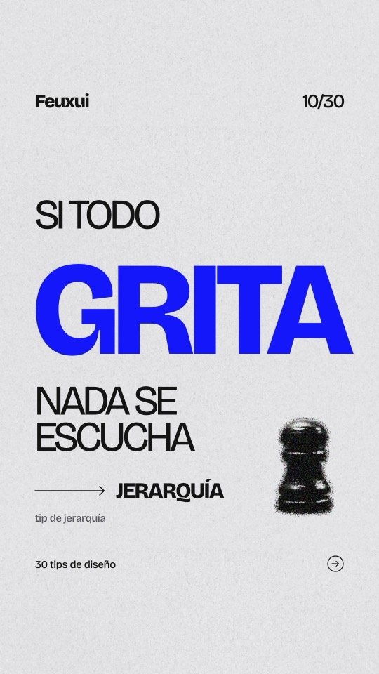 Portada del reel de Feuxui sobre jerarquia