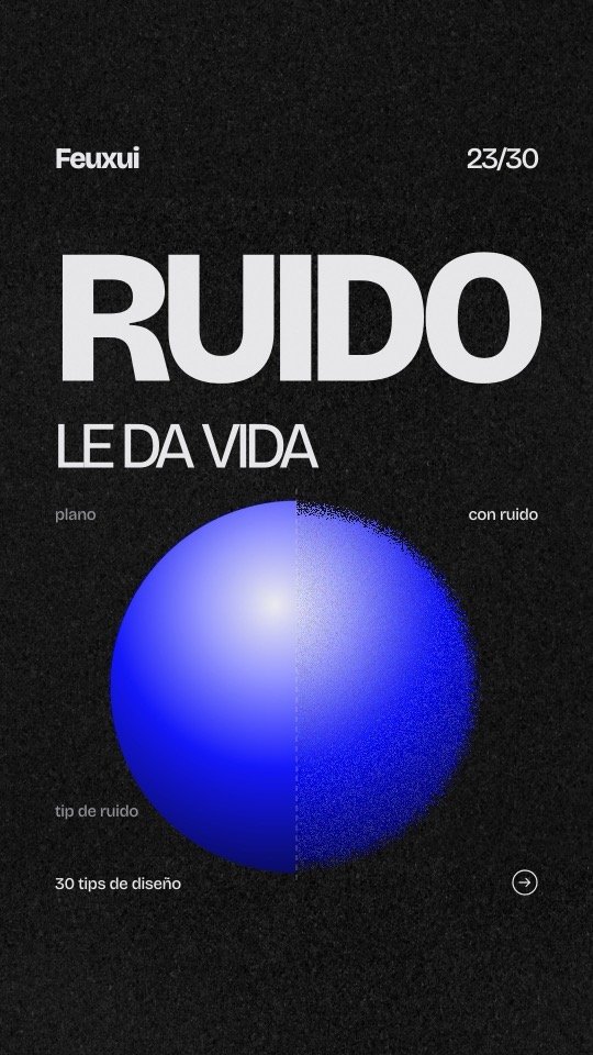 Portada del reel de Feuxui sobre ruido
