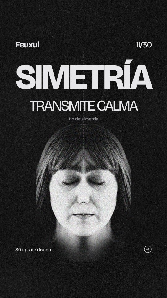 Portada del reel de Feuxui sobre simetria