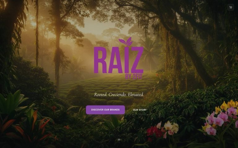 RAÍZ by 2FIT — sitio web diseñado por LA BRUTAL