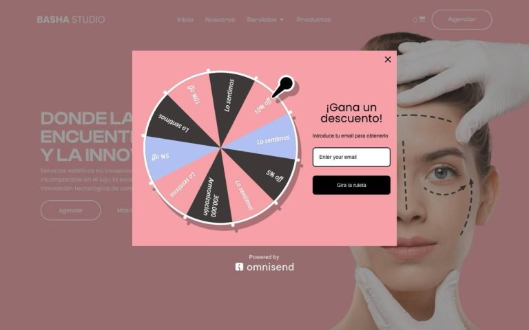 Basha Studio — sitio web diseñado por LA BRUTAL