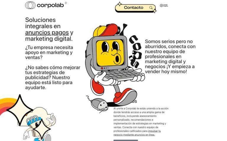 Corpolab — sitio web diseñado por LA BRUTAL