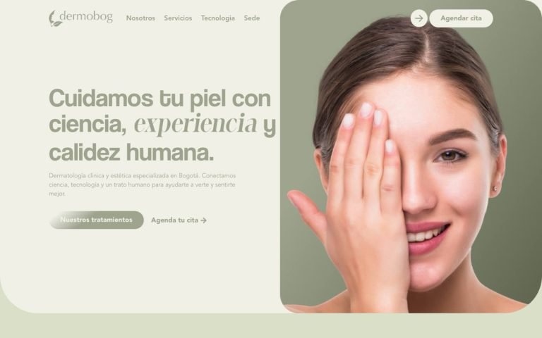 Dermobog — sitio web diseñado por LA BRUTAL