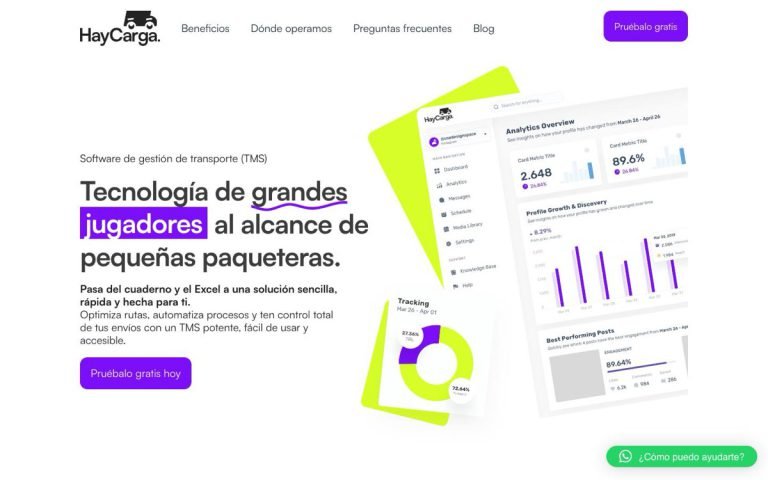 HayCarga — sitio web diseñado por LA BRUTAL