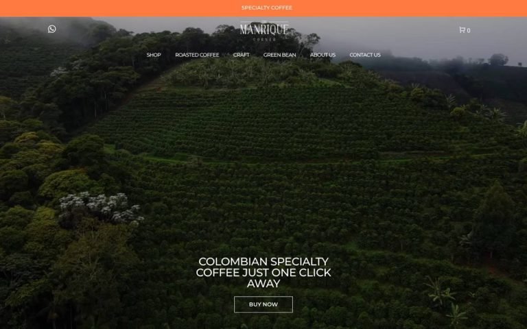 The Manrique Corner — sitio web diseñado por LA BRUTAL
