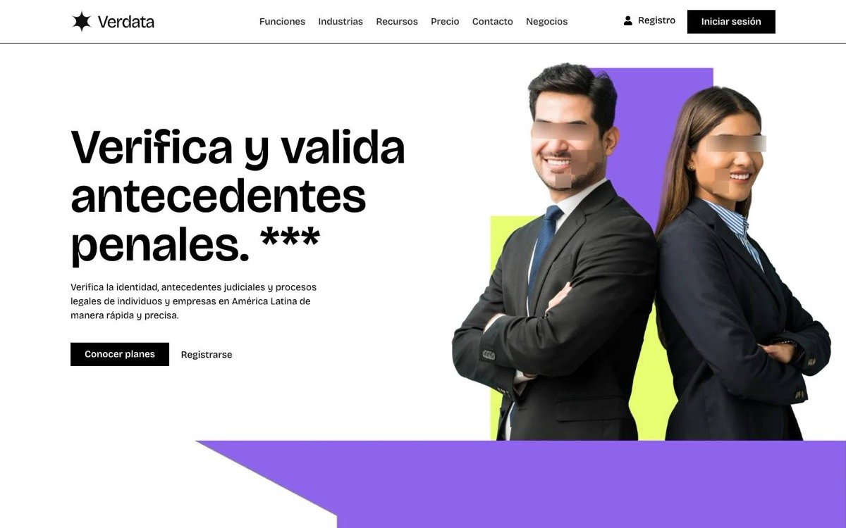 Verdata — sitio web diseñado por LA BRUTAL