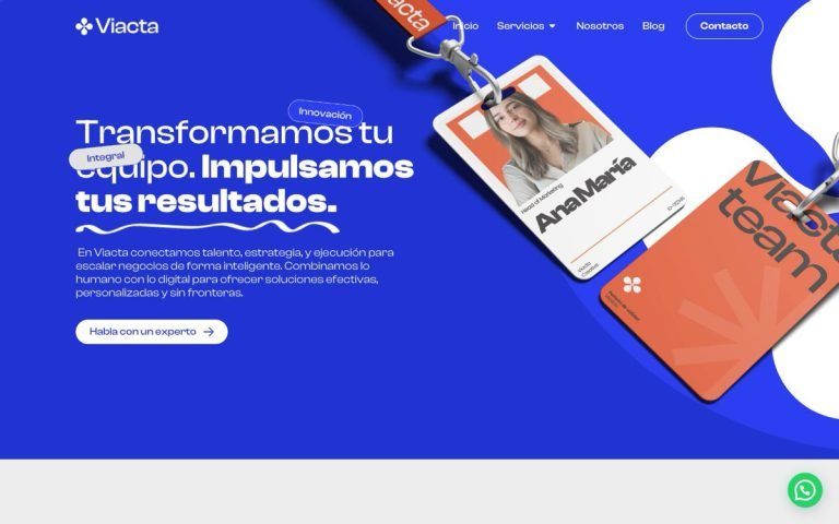 Viacta — sitio web diseñado por LA BRUTAL